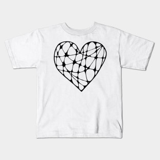 Spiderweb heart Kids T-Shirt